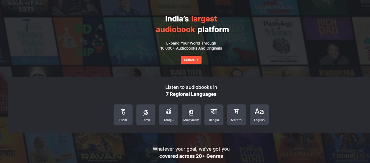 Google-backed Indian audio platform Kuku FM raises $25 million | TechCrunch