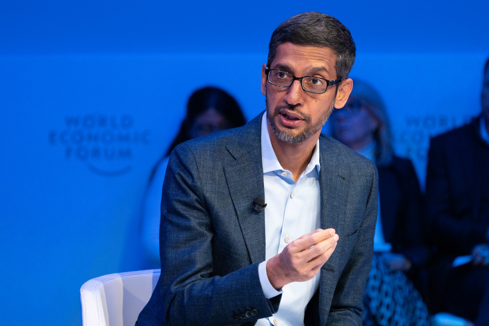 Sundar Pichai at the World Economic Forum