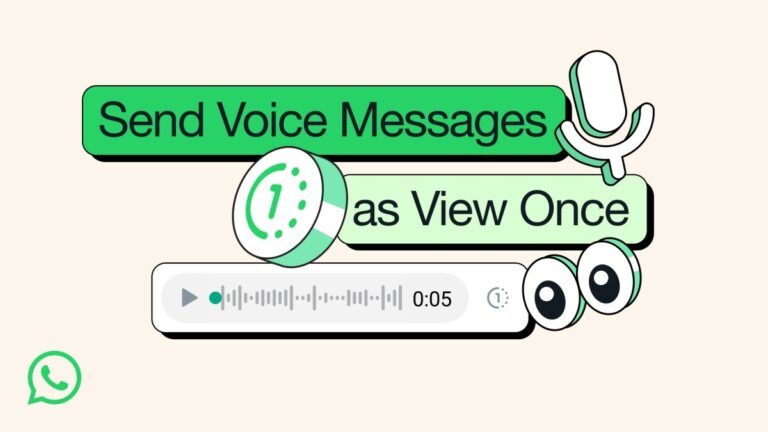 WhatsApp adds support for disappearing voice messages