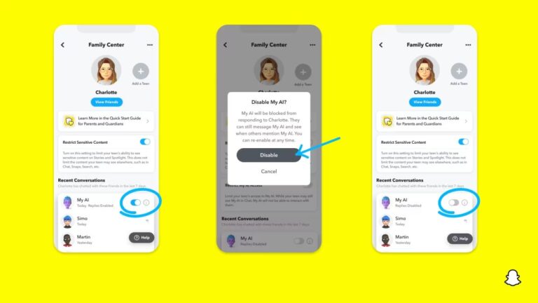Snapchat now lets parents restrict their teens from using the app’s ‘My AI’ chatbot