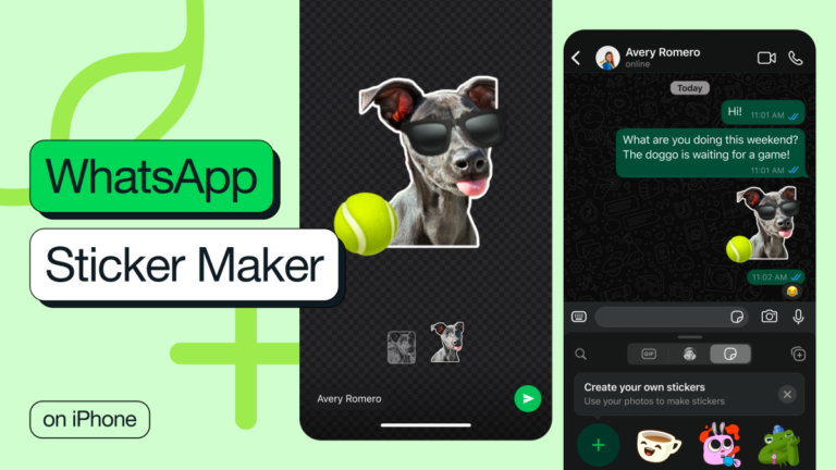 WhatsApp is rolling out an in-app tool for making custom stickers