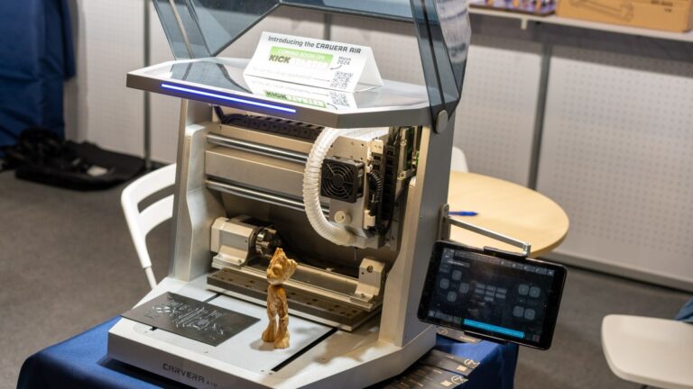 Makera is releasing a baby sibling of its Carvera desktop 4-axis mill | TechCrunch