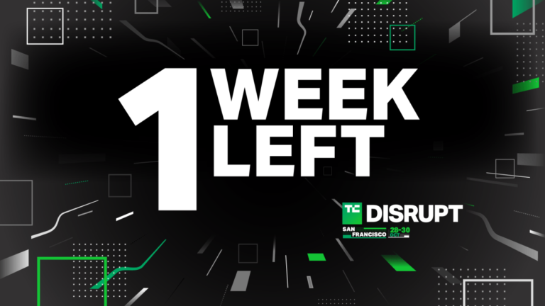 Only 7 days left to save $1,000 on Disrupt passes | TechCrunch